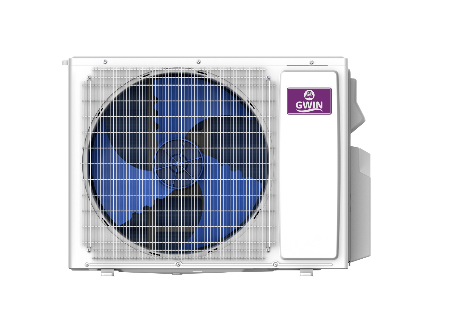 GWIN 19k BTU 22 SEER2 230V Two Zone Ductless Mini Split Complete System condenser only front facing view