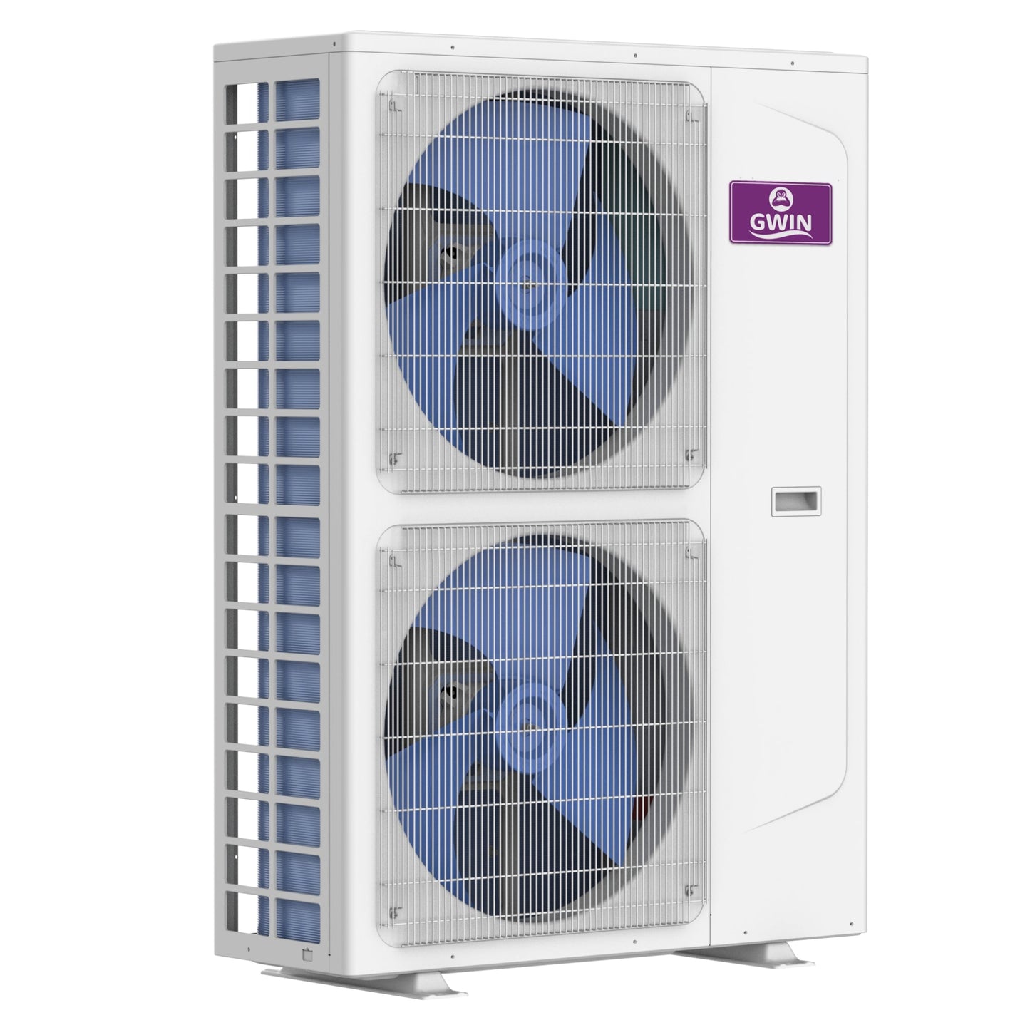 GWIN 36k BTU 22 SEER2 230V Two Zone Ductless Mini Split Complete System Condenser Only Left Facing View