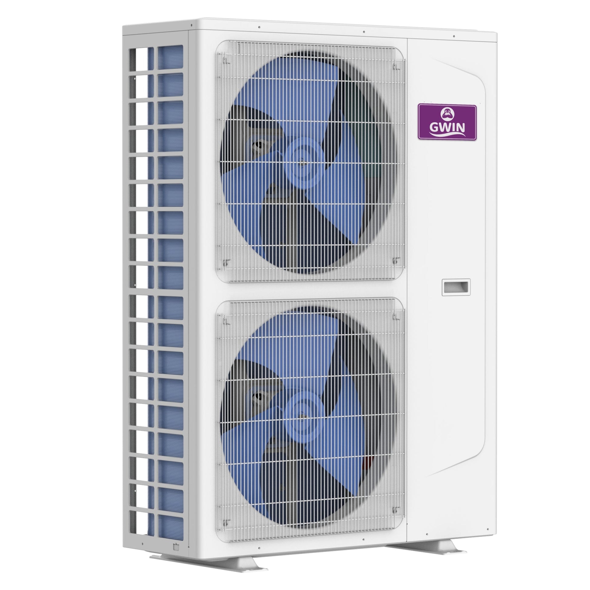 GWIN 42k BTU 22 SEER2 230V Three Zone Ductless Mini Split Complete System Condenser Only Left Facing View